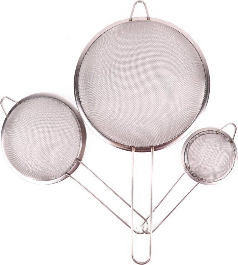 Benson Zeef RVS Ø 8 14 en 20 cm 3 delig