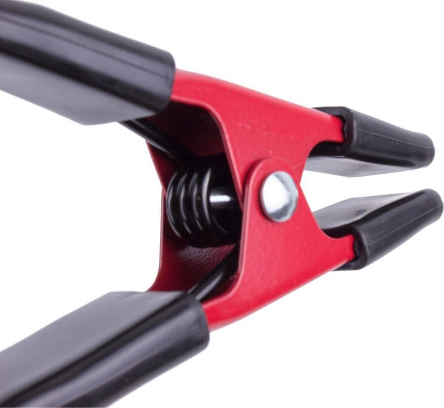 Benson Zeilklem Marktklem 10 cm Rood met Beschermdoppen