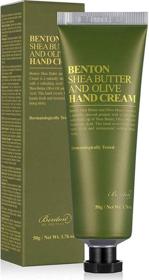 Benton Shea Butter and Olive Hand Cream 50 g
