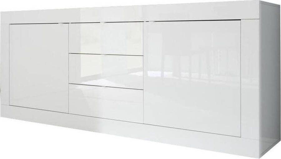 INOSIGN Dressoir Basis breedte 210 cm commode 2 deuren 3 lades dressoir Metalen handgreep moderne frame-uitstraling veel opbergruimte kleurkeuze