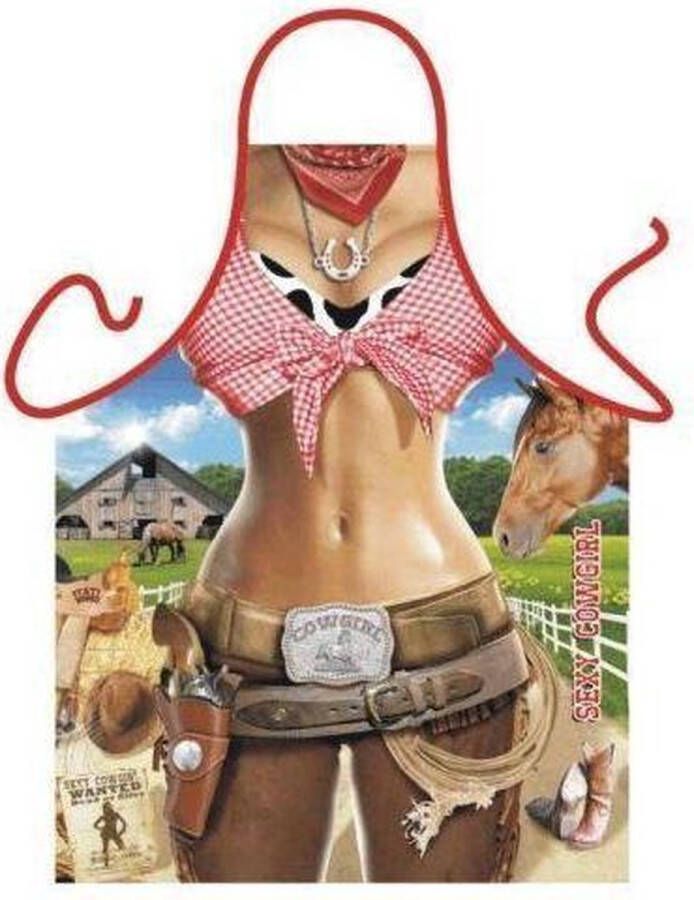 Benza Schort Sexy Cowgirl Sexy Leuke Grappige Mooie Keukenschort