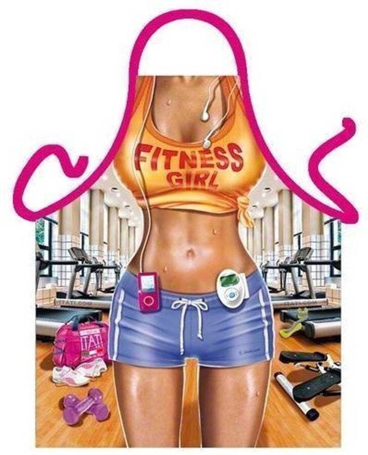 Benza Schort Fitness Girl Sexy Leuke Grappige Mooie Keukenschort