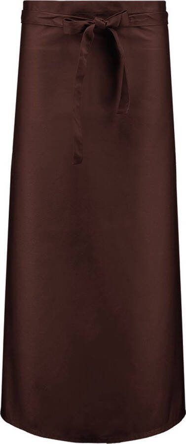 Benza Lange Sloof Schort Bruin 96x100cm (LxB)