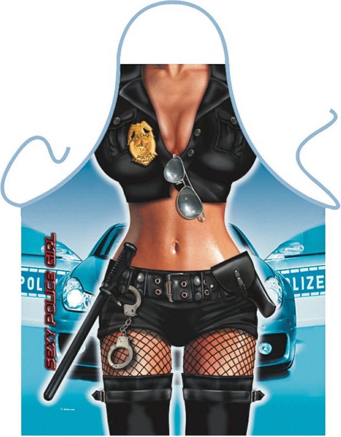 Benza Schort Sexy Police Girl Sexy Leuke Grappige Mooie Keukenschort