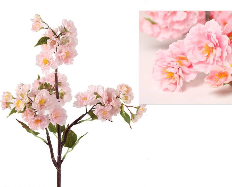 Benza Prunus kunstbloemen kunsttak Roze 80 cm