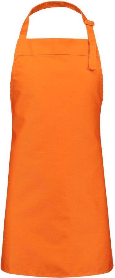 Benza Schort Keukenschort voor Kinderen Oranje 50 x 60 cm