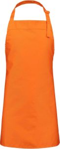 Benza Schort Keukenschort Voor Kinderen Oranje 50 X 60 Cm