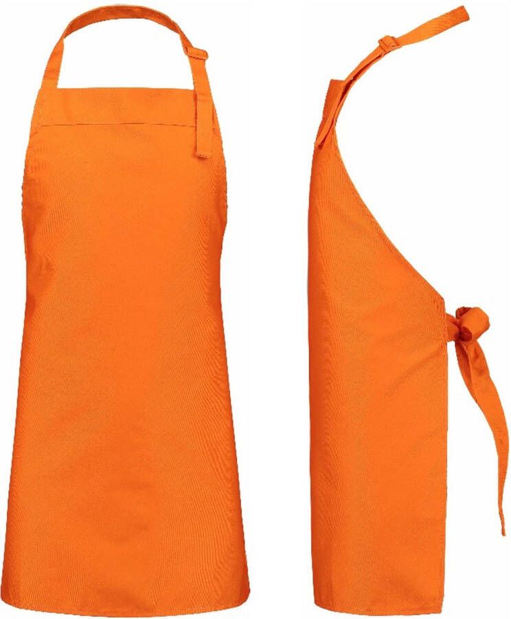 Benza Schort Kinderschort Oranje 50 x 60 cm