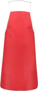 Benza Schort Rood 60 X 80 Cm ééNmalig Gebruik 10 Stuks