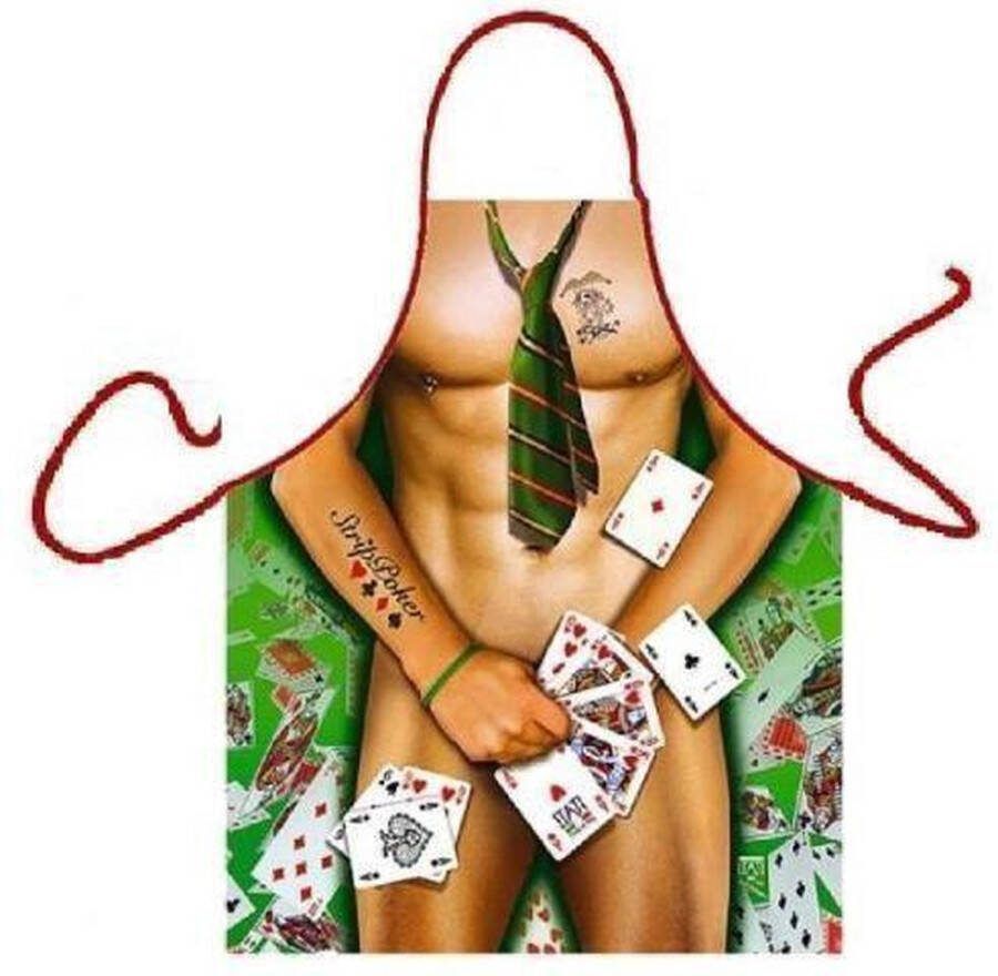 Benza Schort Strip Poker Man Sexy Leuke Grappige Mooie Keukenschort