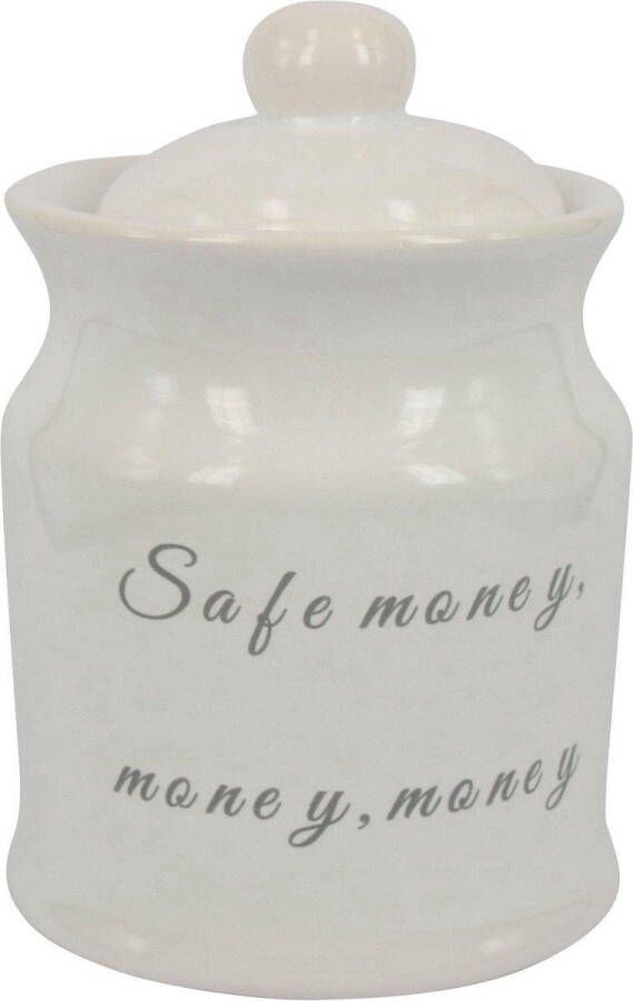 Benza Spaarpot Karamiek Safe money 13 x 9 cm