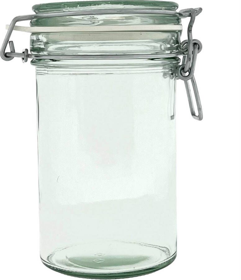 Benza Weckpot opbergpot beugelpot met degelijke klemsluiting 500ml Glas 3 Stuks