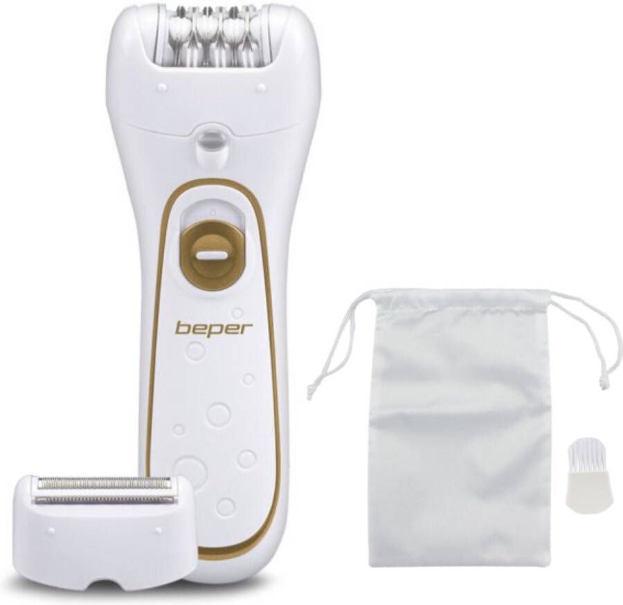 Beper 3BEPI001 2 in 1 Oplaadbare Epilator Oplaadbare Epilator met Oplader Draadloze Epilator Elektrische Epilator Oplaadbare Haarverwijderaar