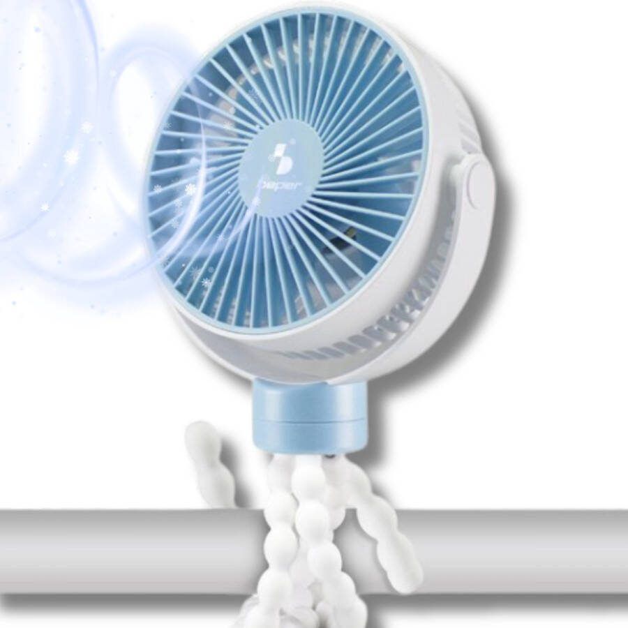 Beper Draagbare Ventilator Statiefventilator Handventilator Tafelventilator Wit