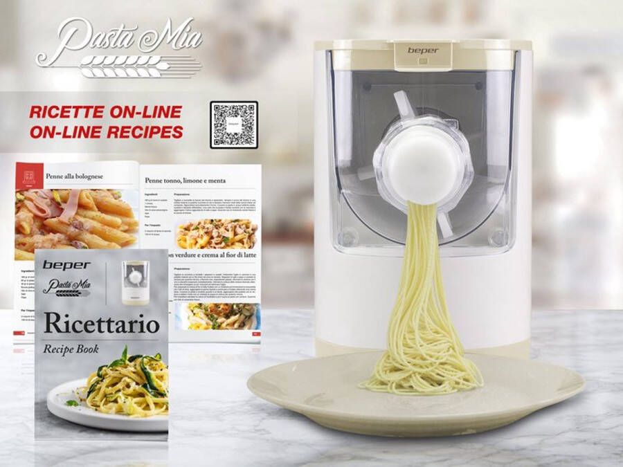 Beper P102SBA500 Pasta machine met veel accessoires
