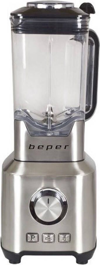 Beper BP.601 Power Blender 2000W Roestvrij staal Zilver