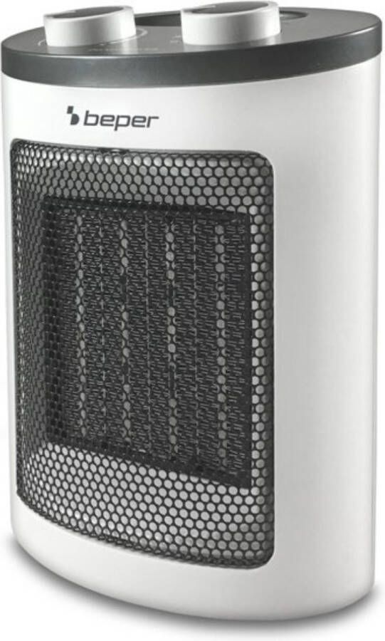 Beper RI.080 Ventilatorkachel Verwarmingsventilator Elektrische Kachel Draagbare Kachel Energiezuinige Ventilatorkachel Wit 1500W