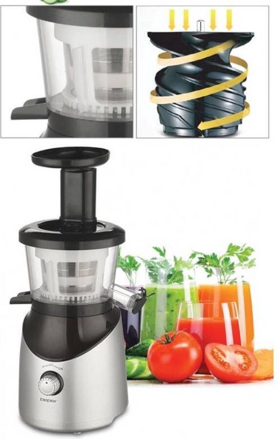 Beper 90.421 Slow Juicer Koude Pers Juicer Sapcentrifuge Slow Juice Machine