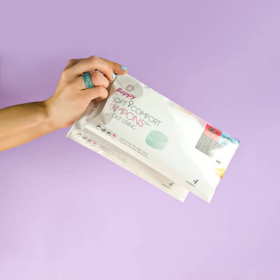 Beppy Tampons Extra Soft 8 stuks zonder touwtje