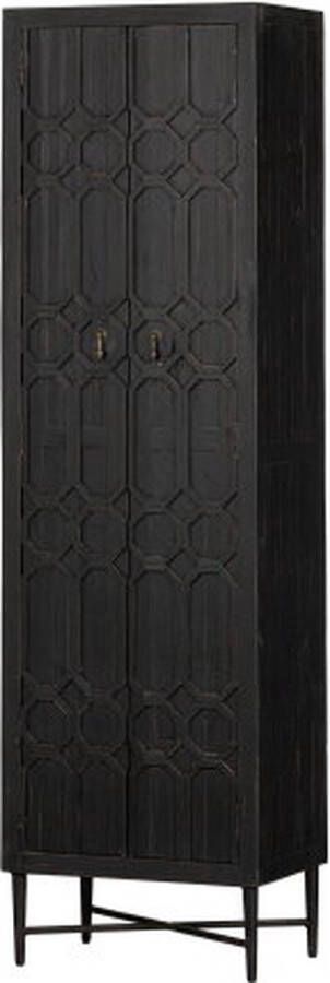 BePureHome Opbergkast Bequest Grenenhout 210 x 60cm Zwart