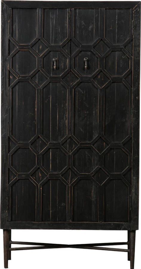 BePureHome Bequest Opbergkast Hout Zwart 143x75x40