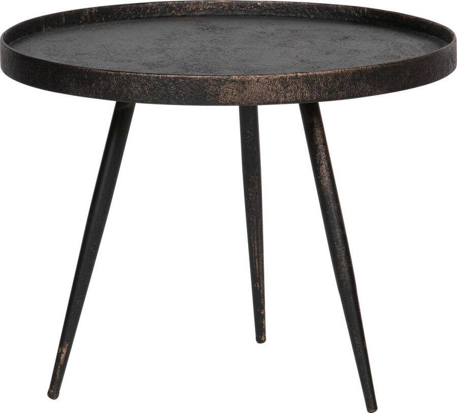 BePureHome | Bounds bijzettafel l hout metaal antique goud 44xo58 | Woonkamertafels | Bijzettafel