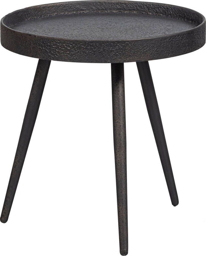 BePureHome | Bounds Bijzettafel M Hout metaal Antique Goud 41xØ41 | Woonkamertafels | Bijzettafel