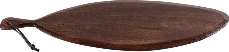 BePureHome Crest Hapjesplank Hout Walnoot 22x75x2