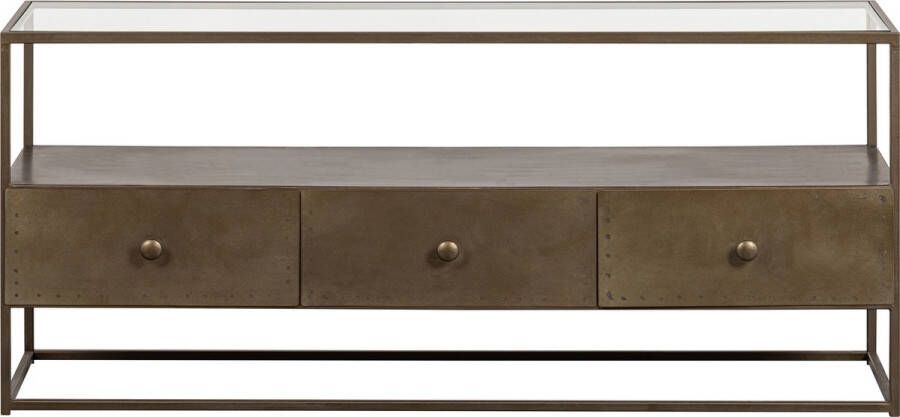 BePureHome Depart Tvmeubel Metaal Antique Brass 50x115x40