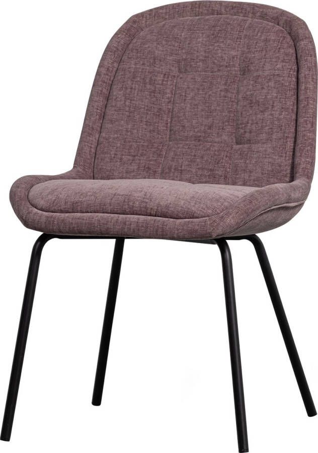 BePureHome Crate Eetkamerstoelen Fluweel Maeve Set van 2