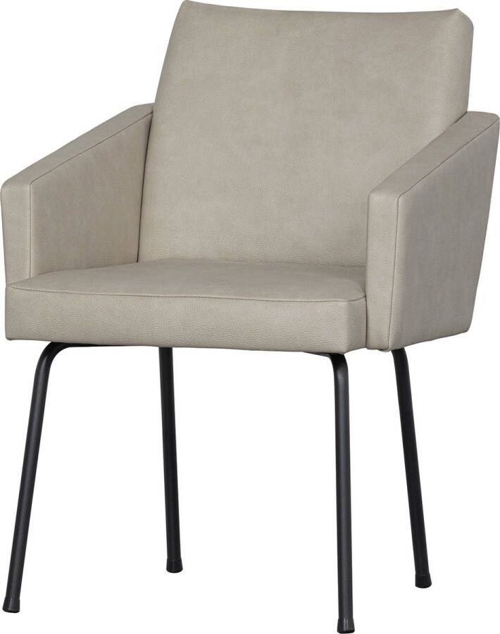 BePureHome Mount Eetkamerstoelen Polyester Naturel Set van 2