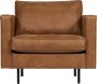 BePureHome Rodeo Classic Fauteuil Recycle Leer Cognac 83x98x88 - Thumbnail 1