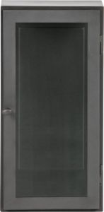 BePureHome Manta L Hangende Vitrinekast Metaal Grijs 60x30x25