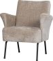 BePureHome Muse Fauteuil Geweven stof Naturel 77x73x70 - Thumbnail 1