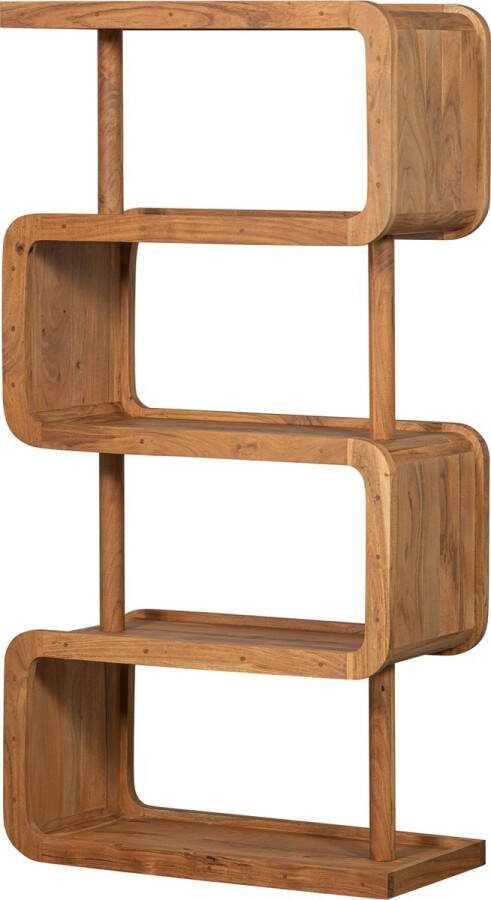 BePureHome | Rattle Open Kast Hout Naturel | Woonkamer meubels | BergkastKast