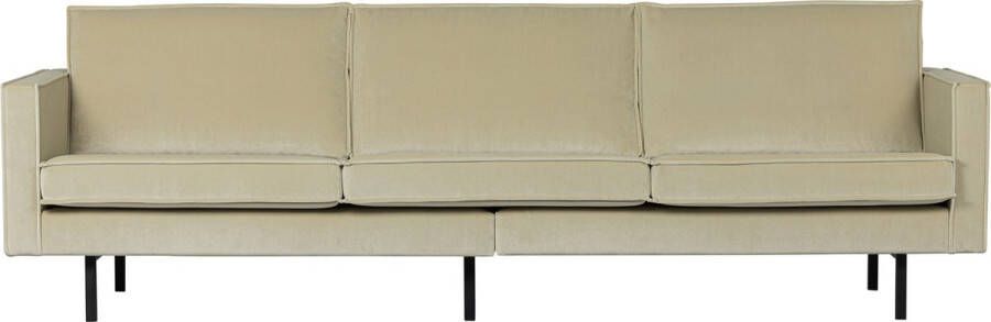 BePureHome | Rodeo 3-zitsbank Velvet Pistache | Zitmeubels woonkamer | 3-zitsbank