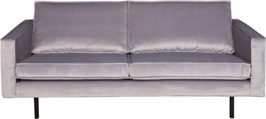 BePureHome RODEO BANK 2 5-ZITS VELVET LICHTGRIJS | 149 190 cm