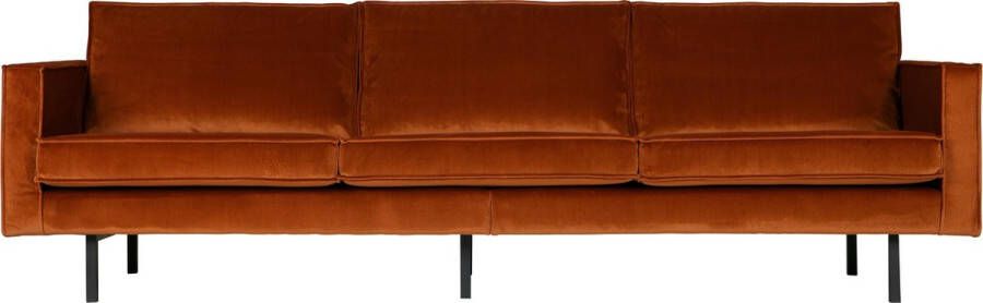 BePureHome | Rodeo Classic 3-zitsbank Velvet Roest | Zitmeubels woonkamer | 3-zitsbank