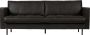 WOOOD 2 5-zits Rodeo Classic Sofa 2 5-zits zwart vrijstaand met gerecycled leer h 83 cm x b 230 cm - Thumbnail 1