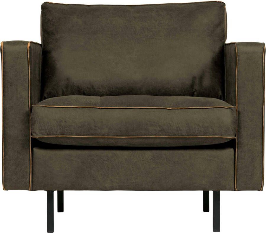 BePureHome | Rodeo Classic Fauteuil Army | Zitmeubels woonkamer | Fauteuil
