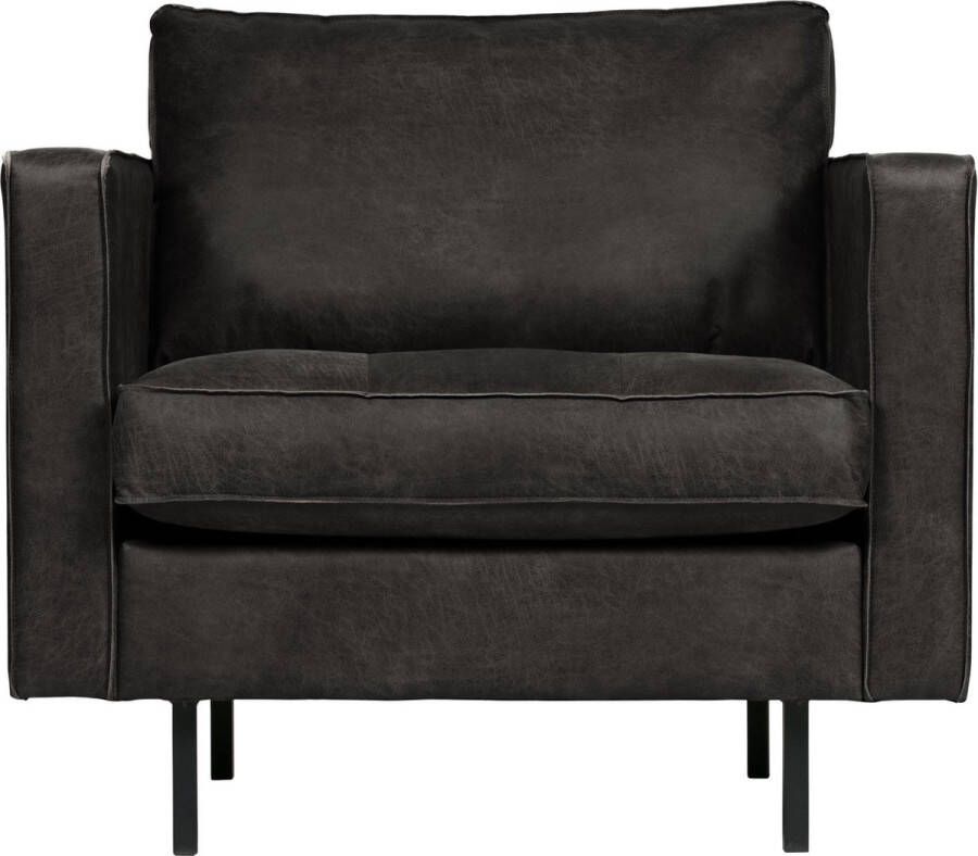 WOOOD Fauteuil Rodeo classic fauteuil vrijstaand van gerecycled leer h 83 cm x b 98 cm