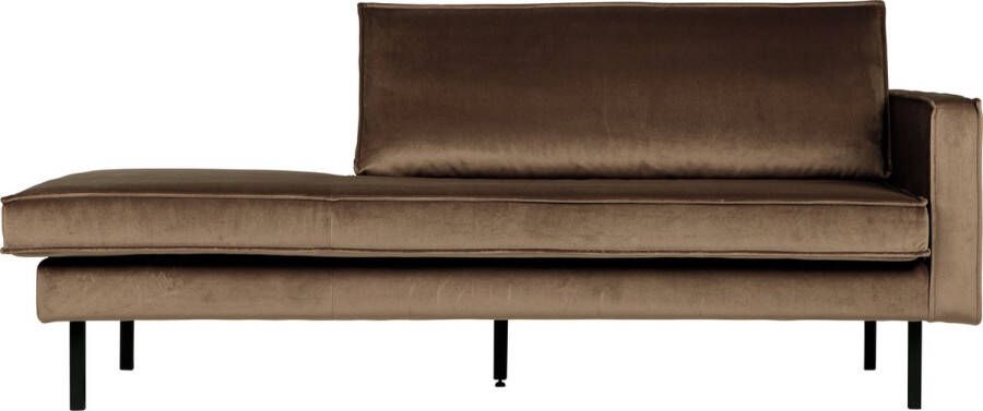 BePureHome Rodeo Daybed Rechts Velvet Taupe 85x203x86