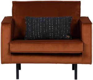 BePureHome Rodeo Fauteuil Velvet Roest 85x105x86