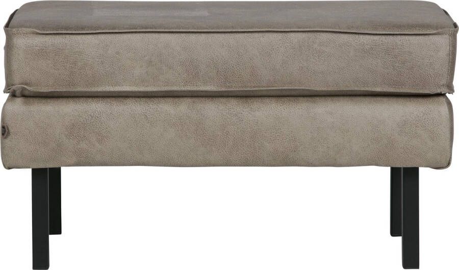 BePureHome Rodeo Hocker Op Poten Nylon Pu Elephant Skin 45x84x54