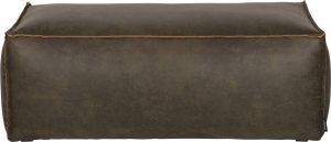 BePureHome Rodeo Poef Recycle Leer Army 43x120x60