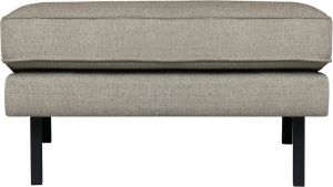 BePureHome Rodeo Stretched hocker op poten Polyester Nougat 45x84x54