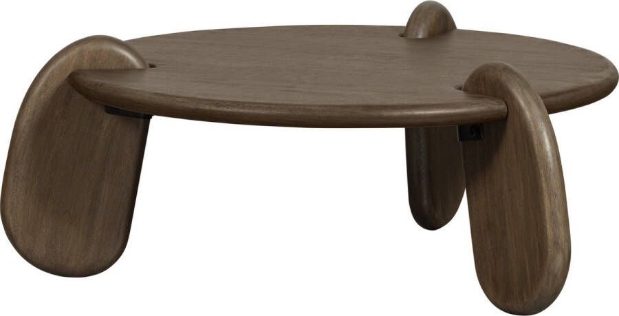 BePureHome Salontafel Imbue Mangohout 100cm Walnoot Organisch Japandi
