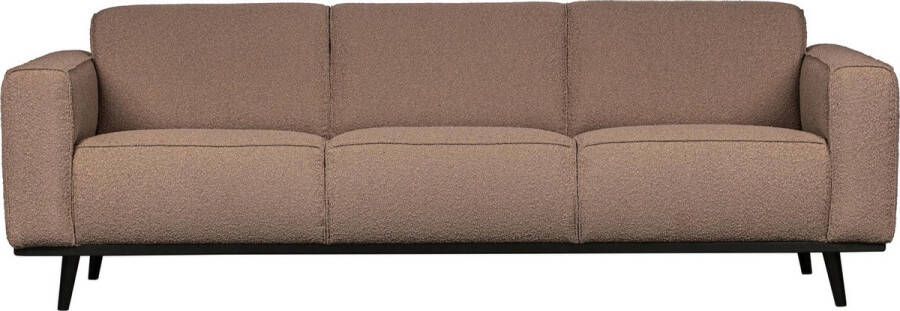 BePureHome | Statement 3-zitsbank 230 cm Boucle Nougat | Zitmeubels woonkamer | 3-zitsbank