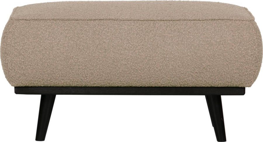 BePureHome | Statement hocker boucle beige | Zitmeubels woonkamer | Hocker