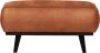 BePureHome Hocker 'Statement' Eco Leder kleur Cognac - Thumbnail 1